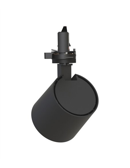 Foco para carril trifásico Hera - Conalux - Proyector orientable negro