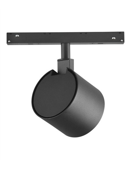 Proyector para carril magnético Hera R11 - Conalux - Foco orientable negro