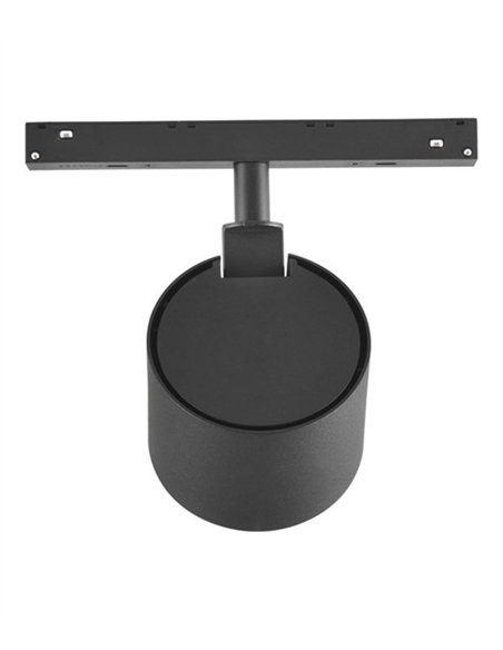 Proyector para carril magnético Hera R11 - Conalux - Foco orientable negro