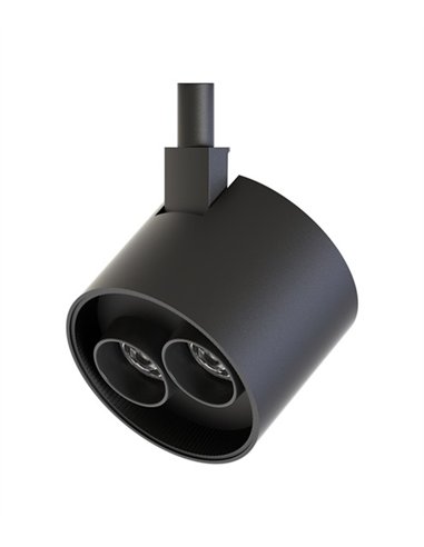 Proyector para carril magnético Hera R11 - Conalux - Foco orientable negro