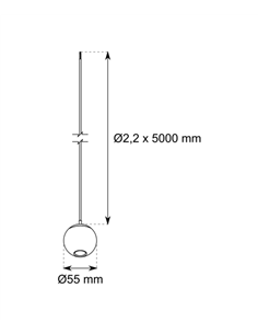 Lámpara colgante Spinne Bola - Conalux - Lámpara bola minimalista 2