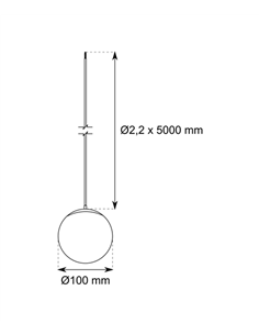 Lámpara colgante Spinne Globo - Conalux - Lámpara minimalista con pantalla esférica 2