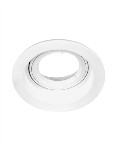 Lámpara empotrable 4205 - Conalux - Downlight blanco orientable 