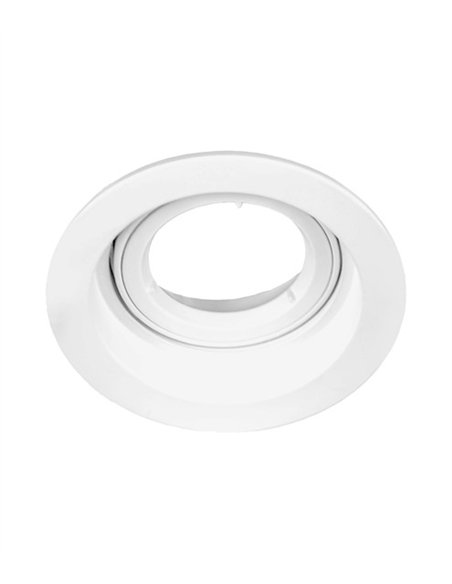 Lámpara empotrable 4205 - Conalux - Downlight blanco orientable 