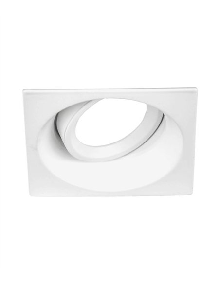 Lámpara empotrable 4201 - Conalux - Downlight cuadrado blanco