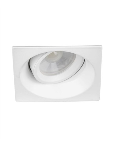 Lámpara empotrable 4201 - Conalux - Downlight cuadrado blanco