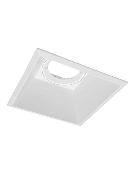 Lámpara empotrable 601 - Conalux - Downlight cuadrado en negro o blanco