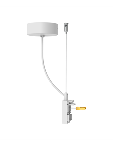 Accesorio de tapa final con alimentación - Conalux - Apto para modelos 6017/6018/6019