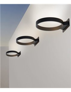 Bolardo de exterior Garden R - Conalux - Lámpara minimalista en antracita