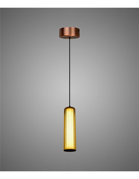 Lámpara colgante Model C1 - Conalux - Lámpara tubular de cristal