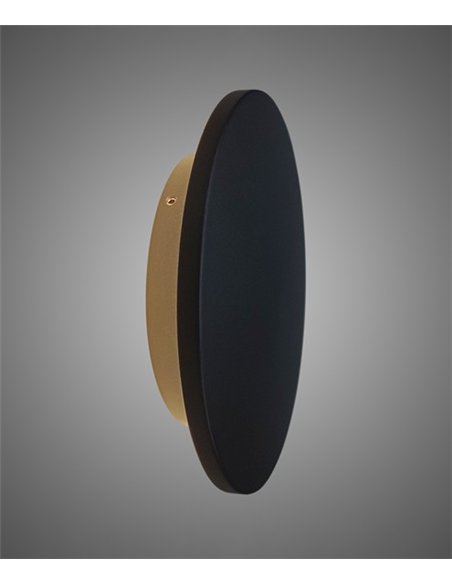 Aplique de pared de exterior Moon - Conalux - Lámpara minimalista redonda LED