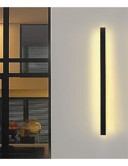 Aplique de pared de exterior Turku - Conalux - Lámpara lineal minimalista LED