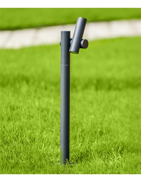 Baliza de exterior Asio - Conalux - Bolardo orientable en color negro