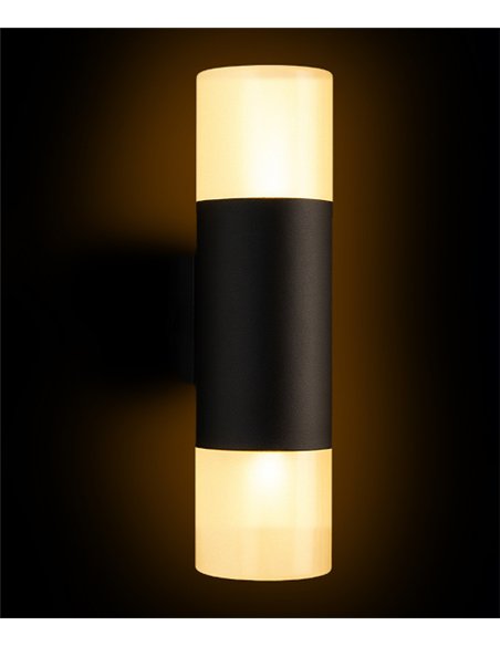 Lámpara de pared de exterior Palma - Conalux - Aplique con 2 luces, IP44