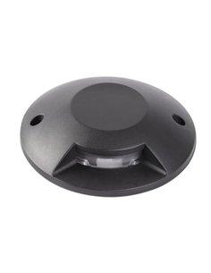 Lámpara de suelo de exterior Loth - Faro - Lámpara de aluminio negro, Ø 20 cm 2
