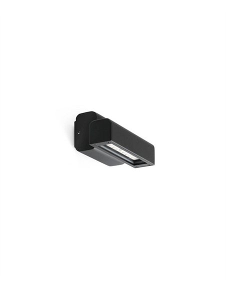 Aplique de pared Balic - Faro - Lámpara de exterior negra