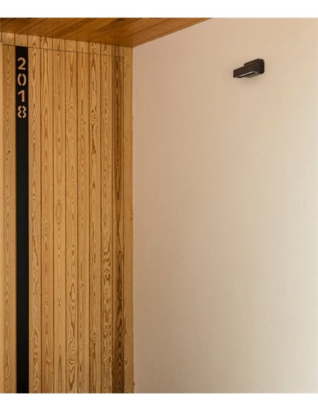 Aplique de pared Balic - Faro - Lámpara de exterior negra