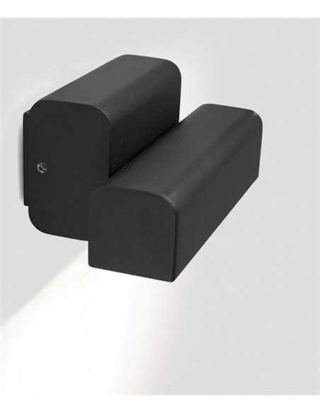 Aplique de pared Balic - Faro - Lámpara de exterior negra