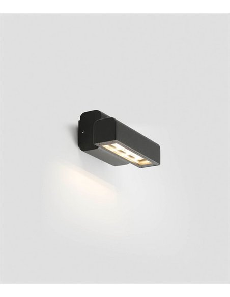 Aplique de pared Balic - Faro - Lámpara de exterior negra