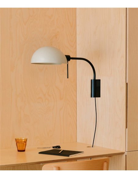 Aplique de pared Dominica - Faro - Lámpara con brazo largo y pantalla orientable