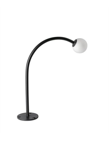 Baliza de exterior Cuca - Faro - Lámpara minimalista con pantalla esférica