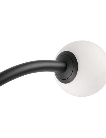 Baliza de exterior Cuca - Faro - Lámpara minimalista con pantalla esférica