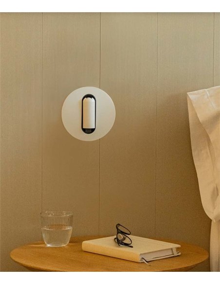 Aplique de pared Timit - Faro - Foco orientable LED con USB