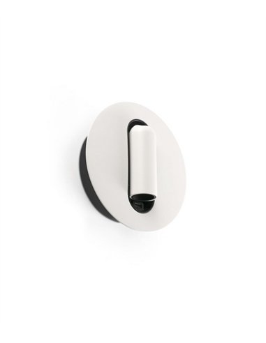 Aplique de pared Timit - Faro - Foco orientable LED con USB