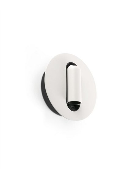 Aplique de pared Timit - Faro - Foco orientable LED con USB