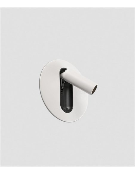 Aplique de pared Timit - Faro - Foco orientable LED con USB