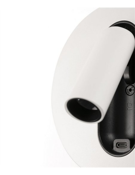 Aplique de pared Timit - Faro - Foco orientable LED con USB