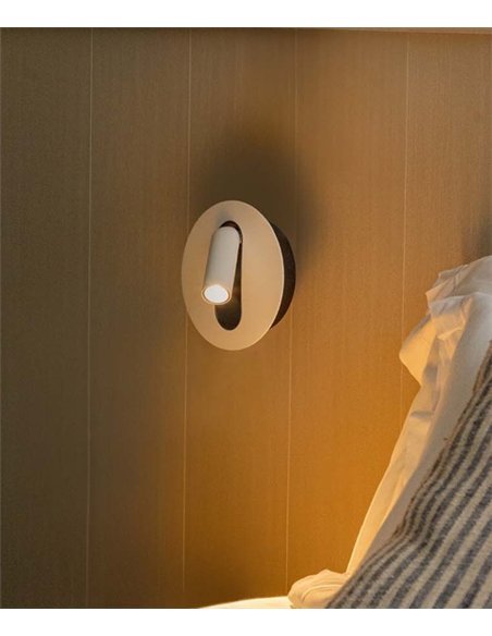 Aplique de pared Timit - Faro - Lámpara de lectura orientable