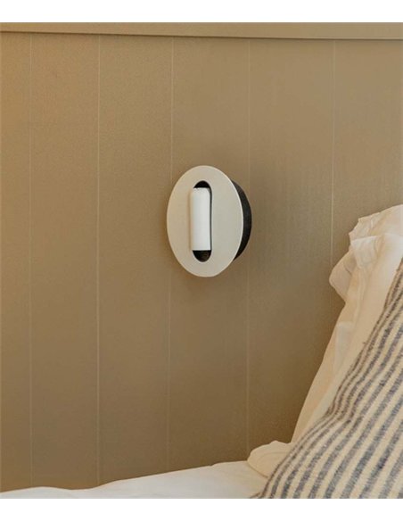 Aplique de pared Timit - Faro - Lámpara de lectura orientable