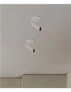Proyector de techo empotrable Leo - Faro - Lámpara orientable LED