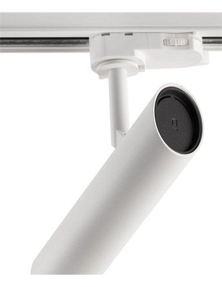 Proyector de carril trifásico Leo - Faro - Foco orientable LED