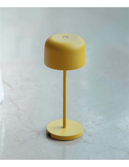 Lámpara de mesa portátil Mavis - Faro - Lámpara de exterior tátcil y regulable