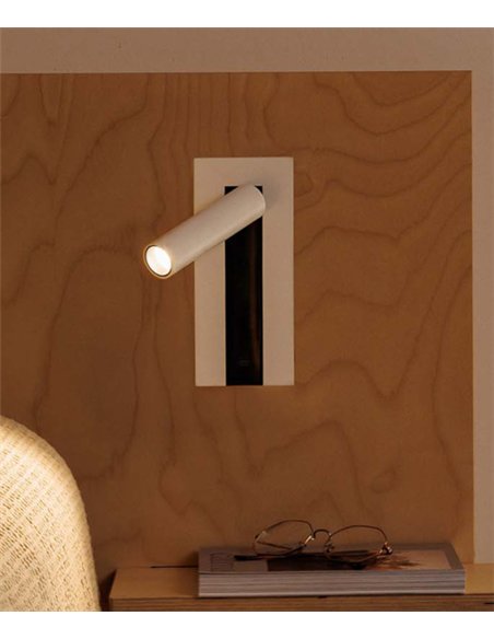 Aplique de pared Gabo - Faro - Lámpara de lectura con lector orientable