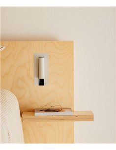 Aplique de pared Gabo - Faro - Lámpara de lectura con USB
