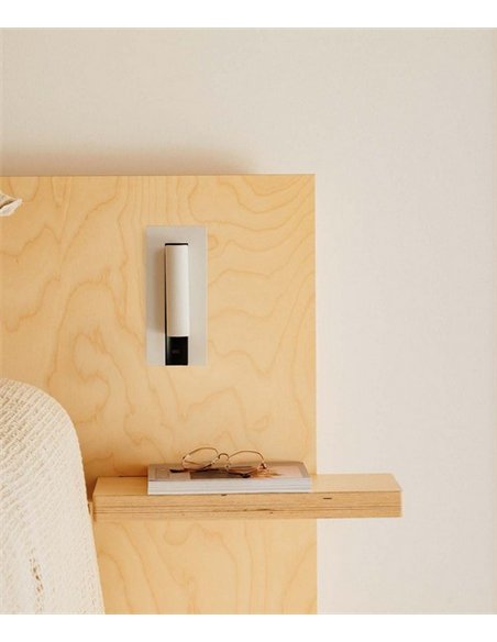 Aplique de pared Gabo - Faro - Lámpara de lectura con USB