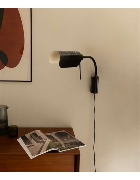 Aplique de pared Martinica - Faro - Lámpara de lectura con brazo orientable