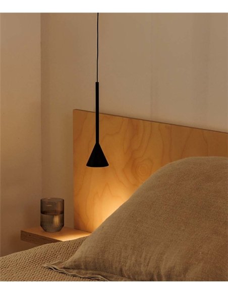 Lámpara colgante Anna - Faro - Diseño minimalista, pantalla cónica