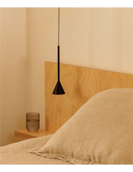 Lámpara colgante Anna - Faro - Diseño minimalista, pantalla cónica