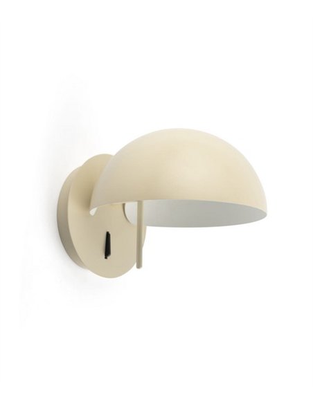 Aplique de pared Matilda - Faro - Lámpara orientable en blanco o negro