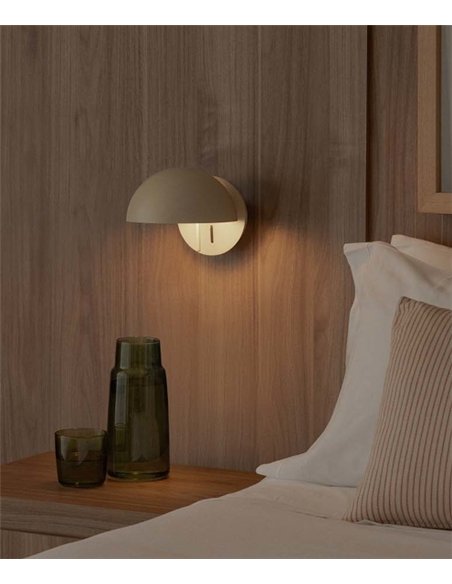 Aplique de pared Matilda - Faro - Lámpara orientable en blanco o negro