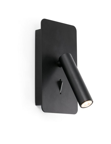 Aplique de pared Suau - Faro - Lámpara con lector y USB