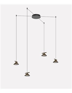 Lámpara colgante Belle Chandelier 02 - Nexia - Lámpara moderna con 4 luces 2