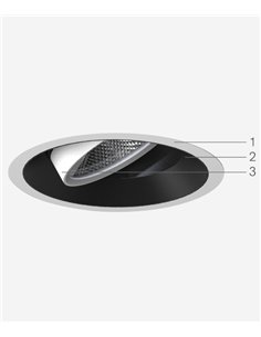 Downlight técnico Topo - Nexia - Foco orientable LED 2
