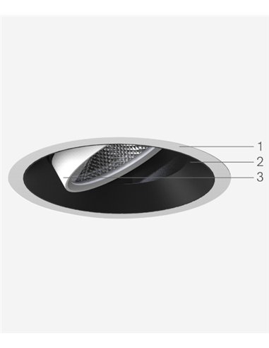 Downlight técnico Topo - Nexia - Foco orientable LED