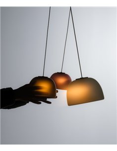 Lámpara colgante Veiga - a-emotional light - Pantalla de cristal soplado