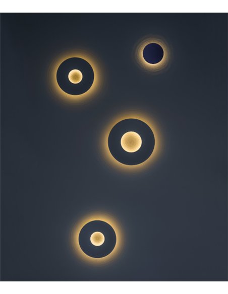 Aplique de pared Umbra Round - a-emotional light - Lámpara minimalista redonda
